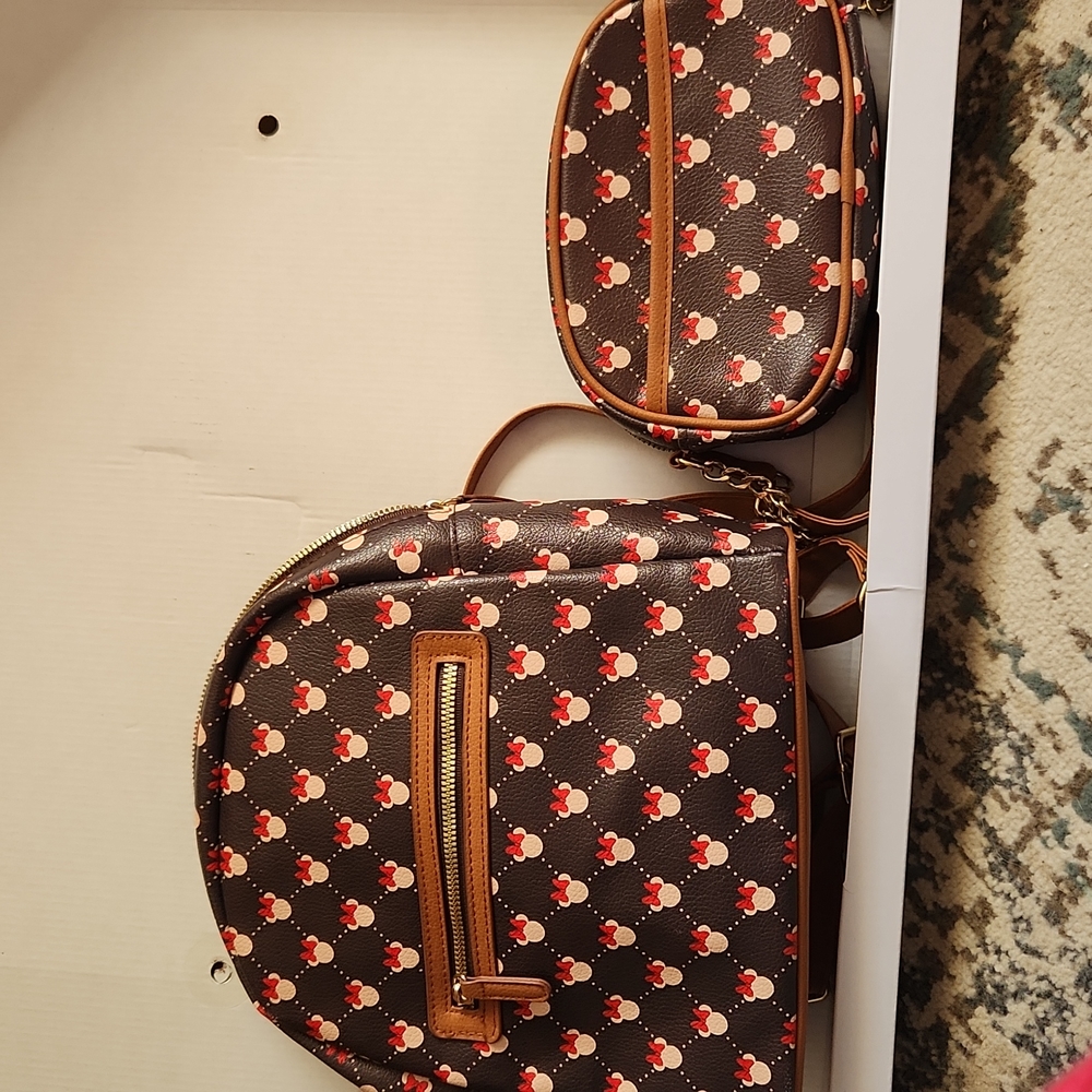 Mini backpack and crossbag Minnie mouse